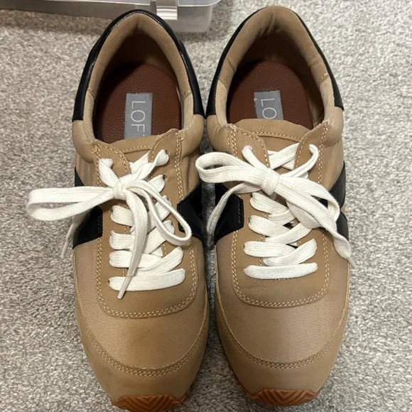 Loft Tan and Black Sneakers - Picture 2 of 4